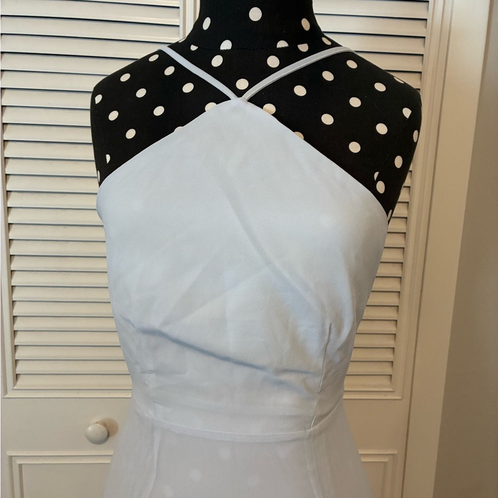 Tobi Sky Blue Rise Above Maxi Dress with Slit. XS - Picture 4 of 12